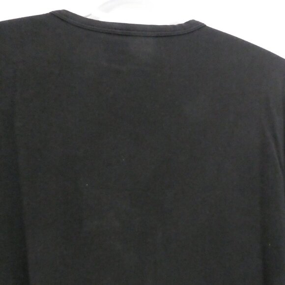 CALVIN KLEIN - Cotton Stretch | medium | Classic Black Crew Neck T-Shirt - Picture 10 of 13